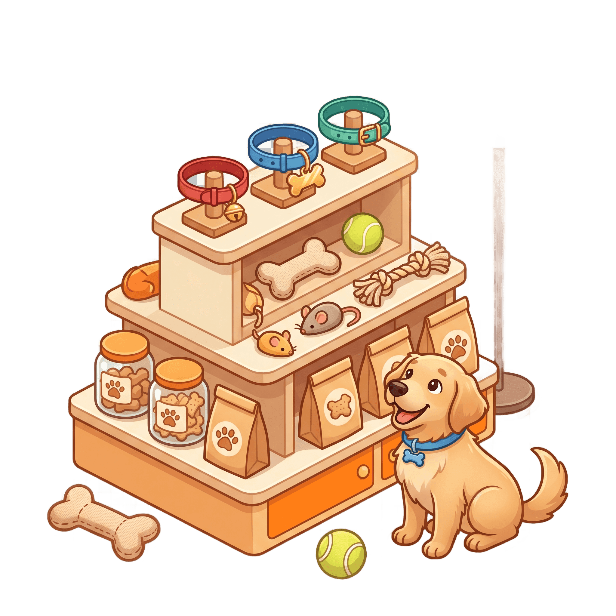 Acessórios para pets na Pet's House, Belo Horizonte